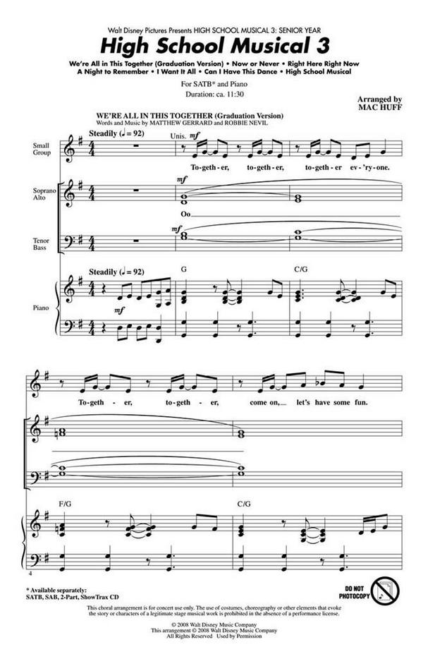 High School Musical vol.3 (Medley)