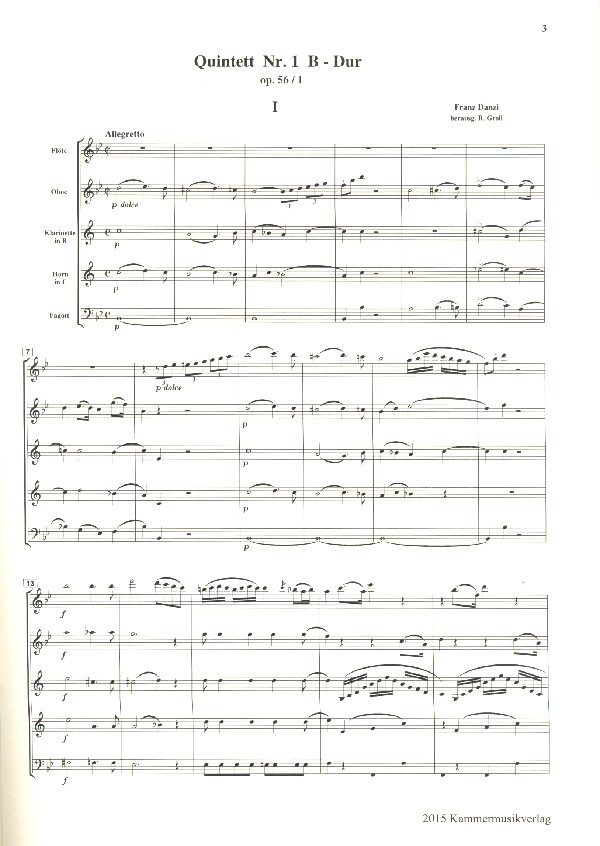 Quintette Band 1 op.56 (Nr.1-3)