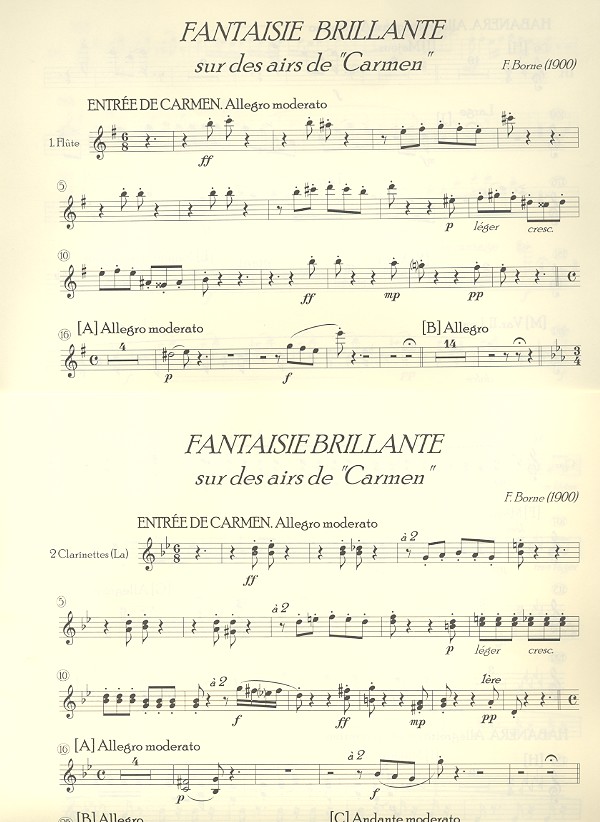 Fantaisie brillante sur des airs de Carmen