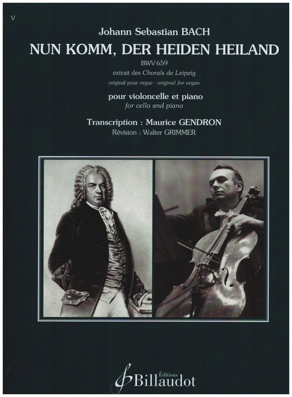 Nun komm, der Heiden Heiland BWV659