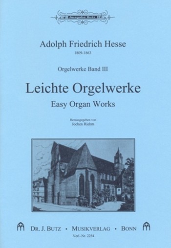 Orgelwerke Band 3 Leichte Orgelwerke