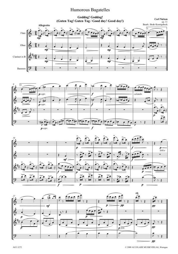 Humoreske-Bagatellen op.11 