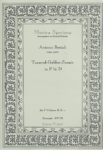 Tausend-Gulden-Sonate F-Dur à 3