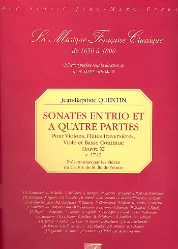 Sonates en trio et à 4 parties op.11