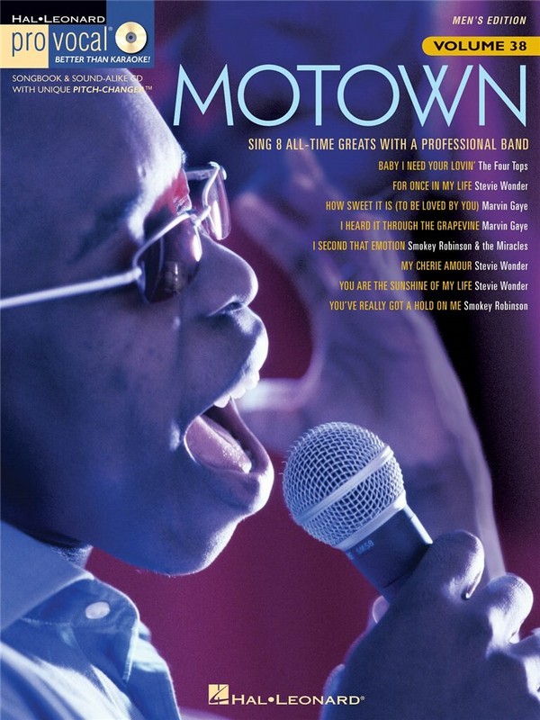 Motown (+CD): for male singers