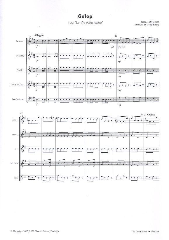 The green Book für 4-stimmiges