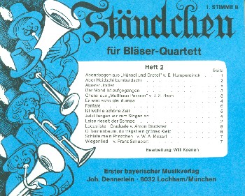 Ständchen Band 2 für 4-stimmiges