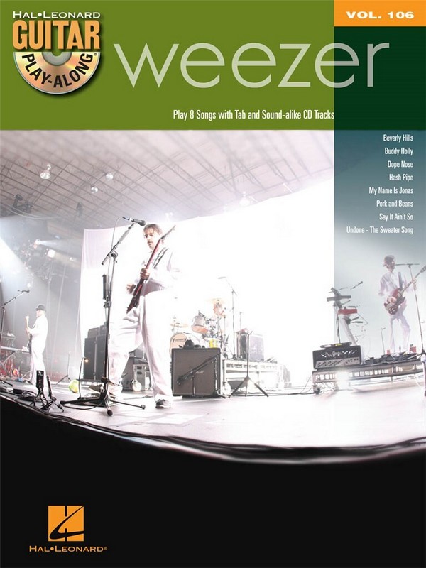 Weezer (+CD): guitar playalong vol.106