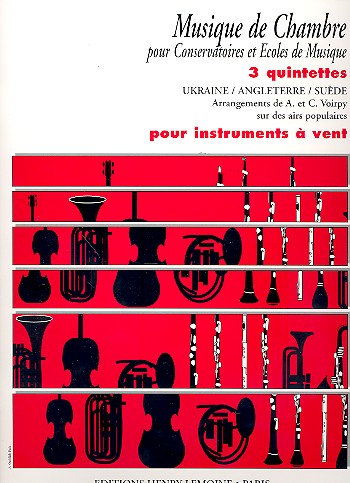 3 Quintettes sur des airs populaires: