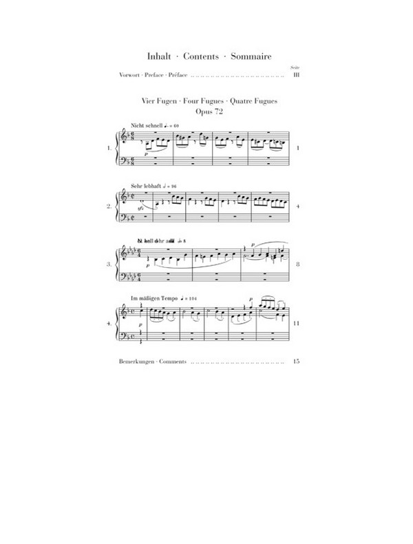 4 Fugen op.72