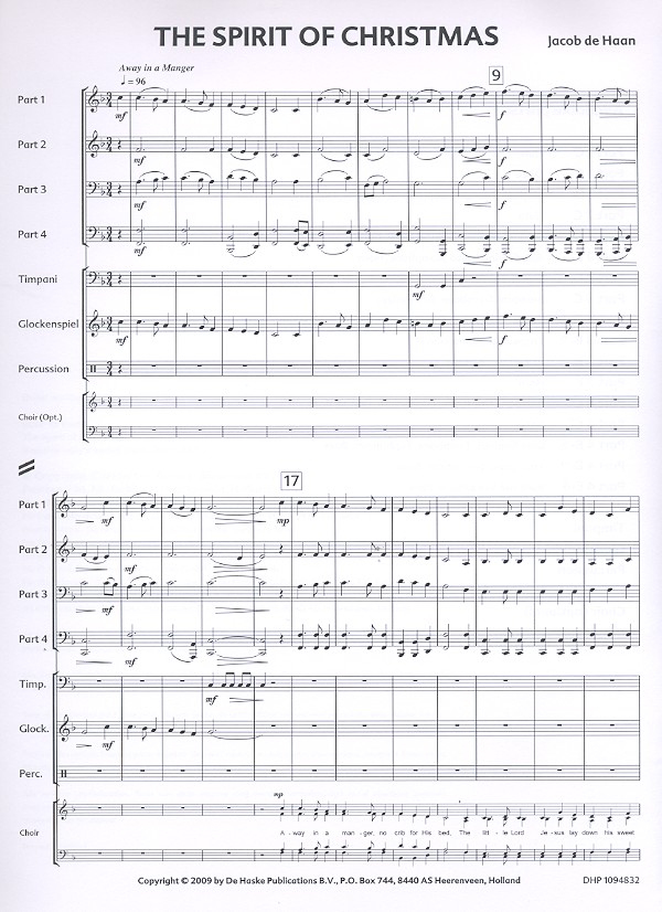 The Spirit of Christmas: für 4-stimmiges