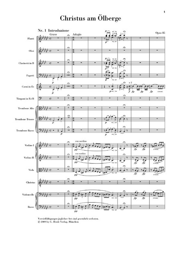 Christus am Ölberge op.85