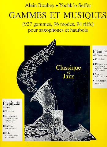 Gammes et musiques pour saxophone