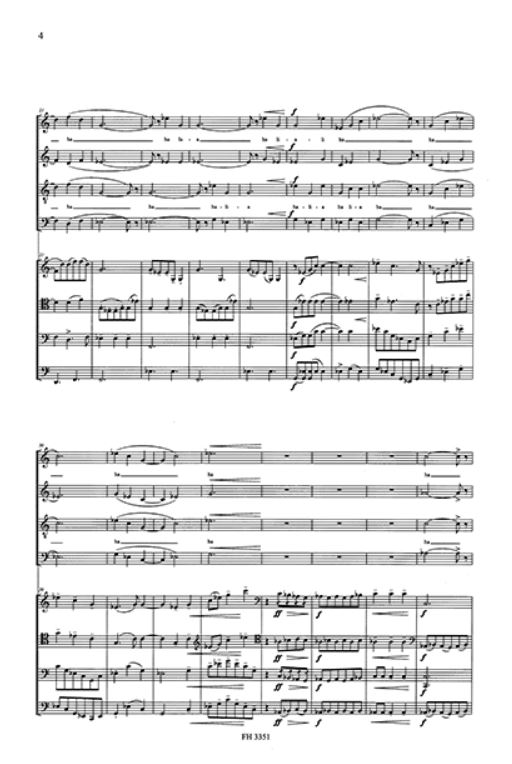 Karussell für 4 Stimmen (SATB) und