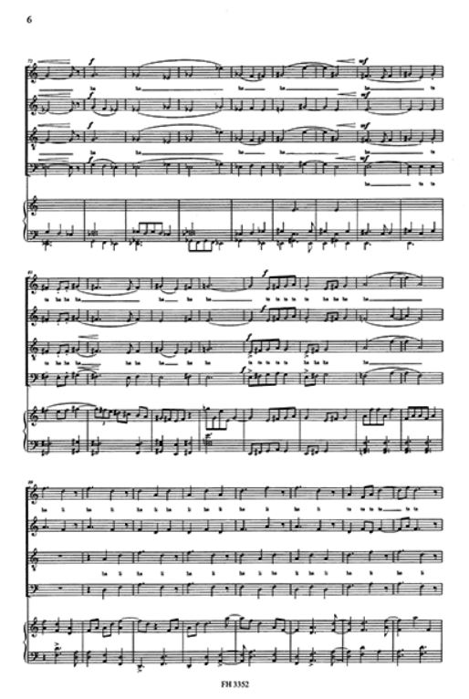 Karussell für 4 Stimmen (SATB) und