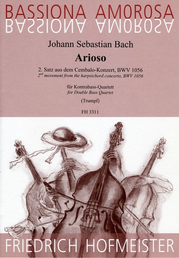 Arioso BWV1056 für 4 Kontrabässe
