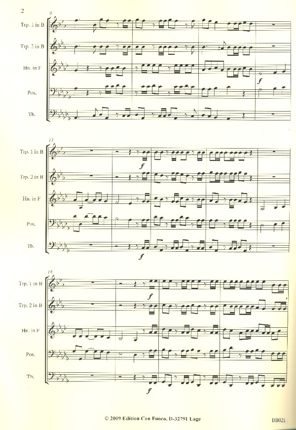 Halleluja aus Der Messias für 2 Trompeten,