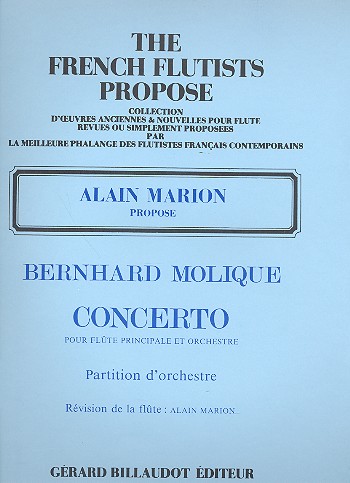 Concerto re mineur pour flûte