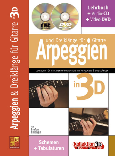Arpeggien und Dreiklänge in 3D (+CD +DVD)