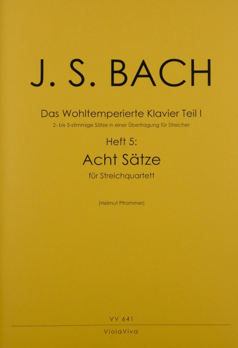 Das Wohltemperierte Klavier Teil 1 Band 5