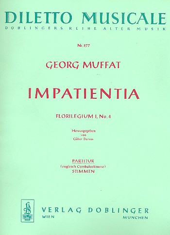 Impatientia G-Dur Nr.4 für Streicher und Bc