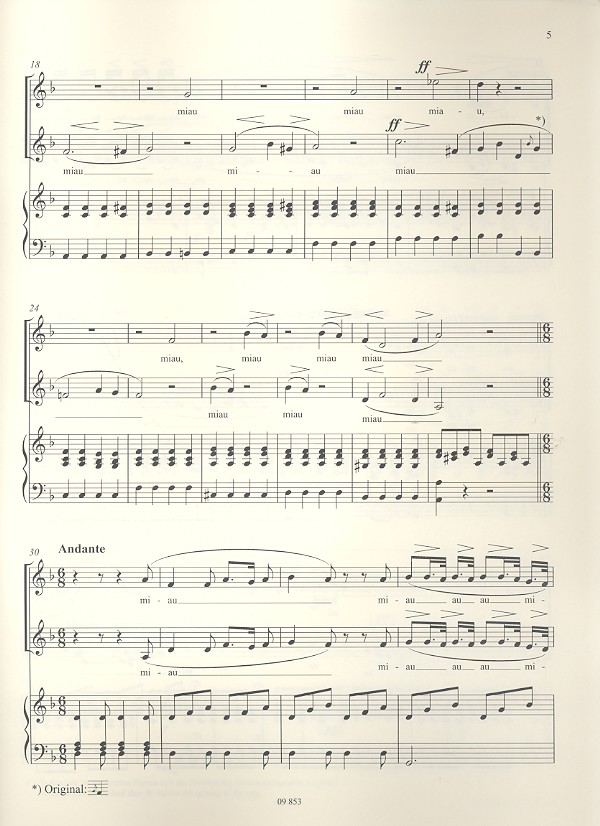 Duetto buffo di due gatti