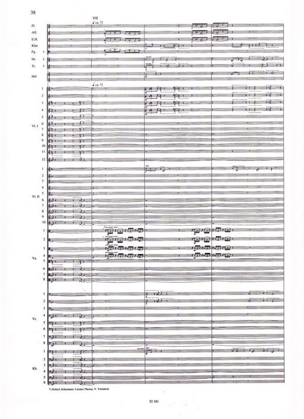 Sieben Fragmente für Orchester