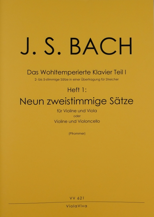 Das Wohltemperierte Klavier Teil 1 Band 1