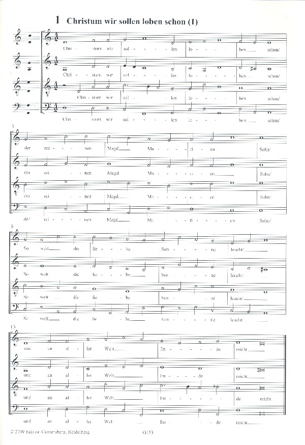 Puer natus in Bethlehem Band 3