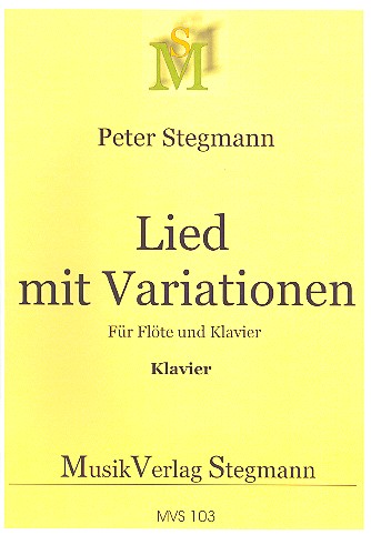 Lied mit Variationen für Flöte und Klavier