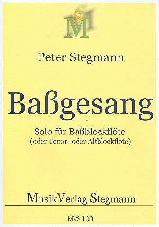 Baßgesang Nr.1 für Baßblockflöte