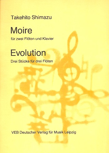 Moire  und  Evolution für 2 (3) Flöten