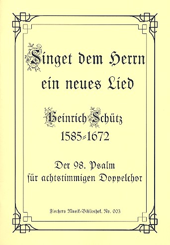 Singet dem Herrn ein neues Lied