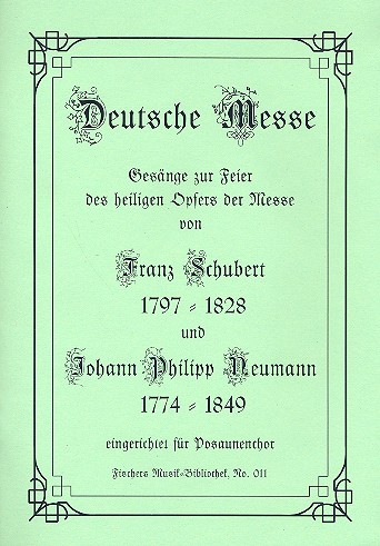 Deutsche Messe für Posaunenchor