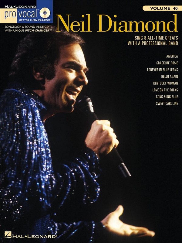 neil diamond (+cd): songbook vocal/guitar