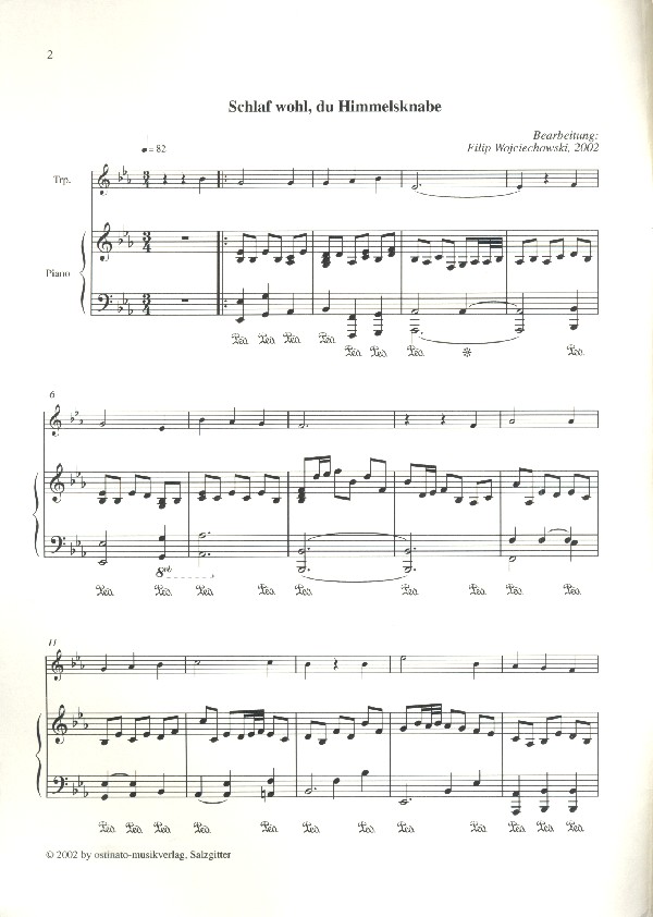 Schlaf wohl du Himmelsknabe du: