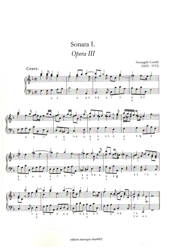 6 sonatas op.3