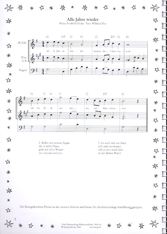 Weihnachtslieder Band 63
