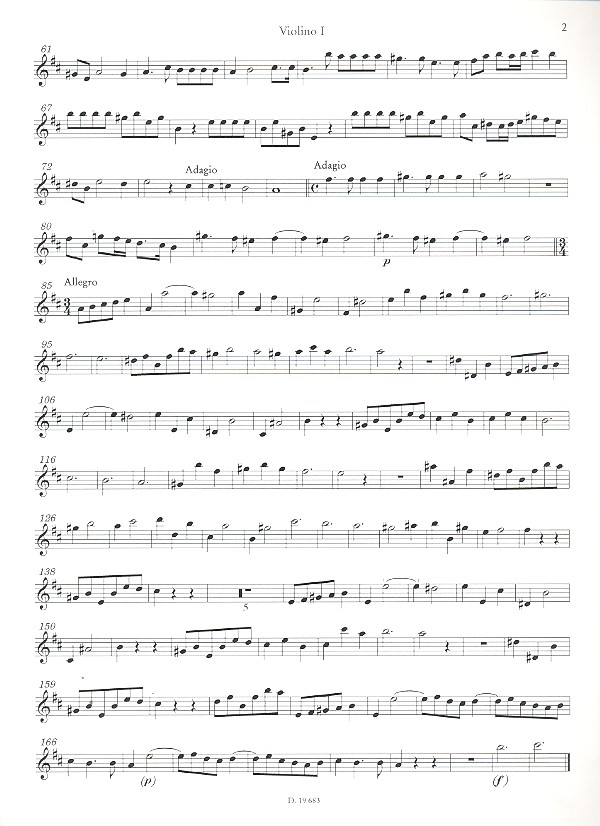 Sinfonia a tre op.5,7 für