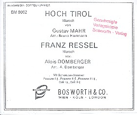 Hoch Tirol  und  Franz Ressel: