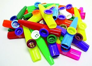 Kazoo aus Kunststoff (in Folie verpackt)