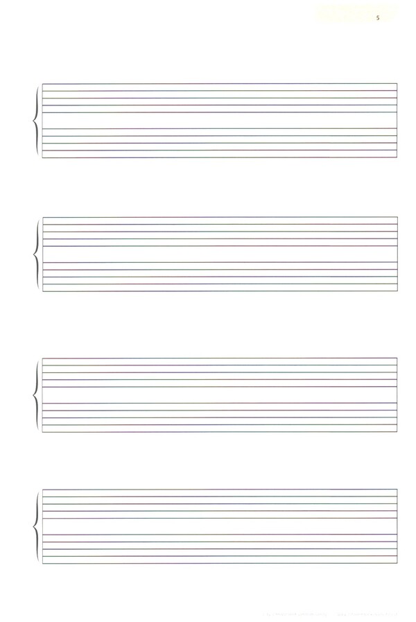 Schneemann Notenpapier 0.3 - Orange