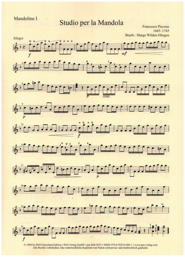 Studio per la Mandola