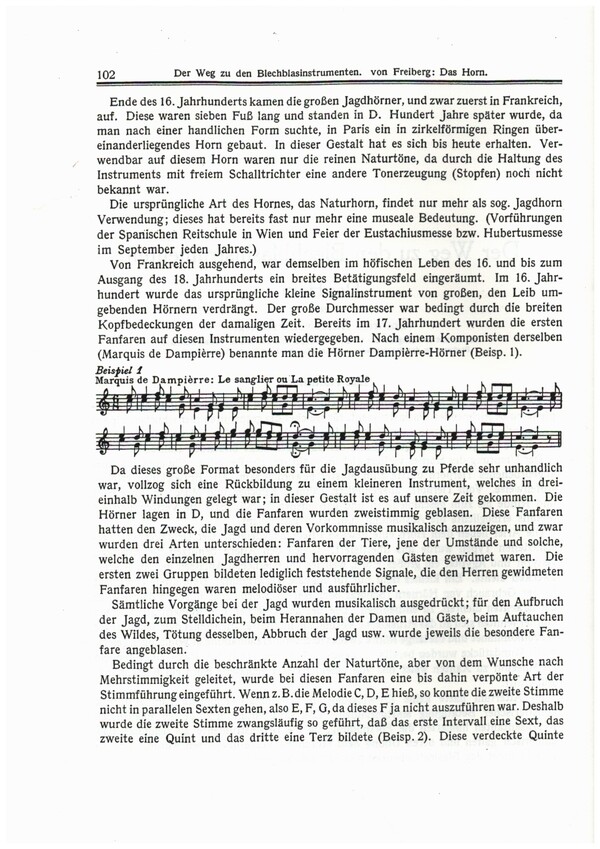 Das Horn - Der Weg zu den Blechblasinstrumenten