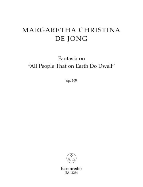 Fantasia on 'All People That on Earth Do Dwell' op.109