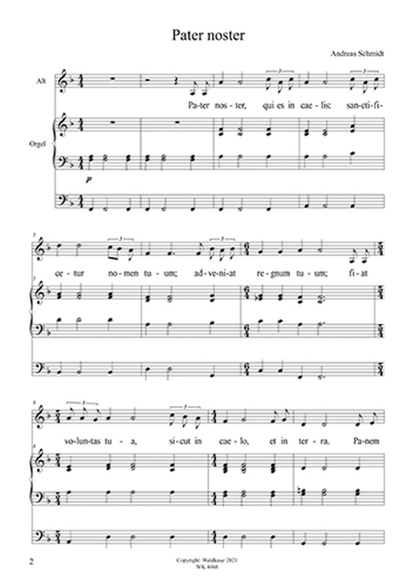Pater Noster - für gem. Chor SATB