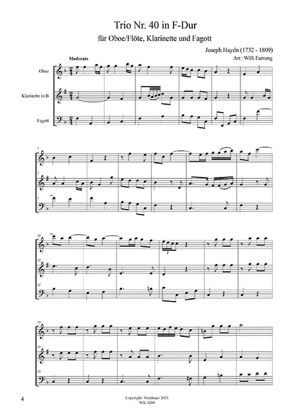 Trio Nr.40 in D-Dur