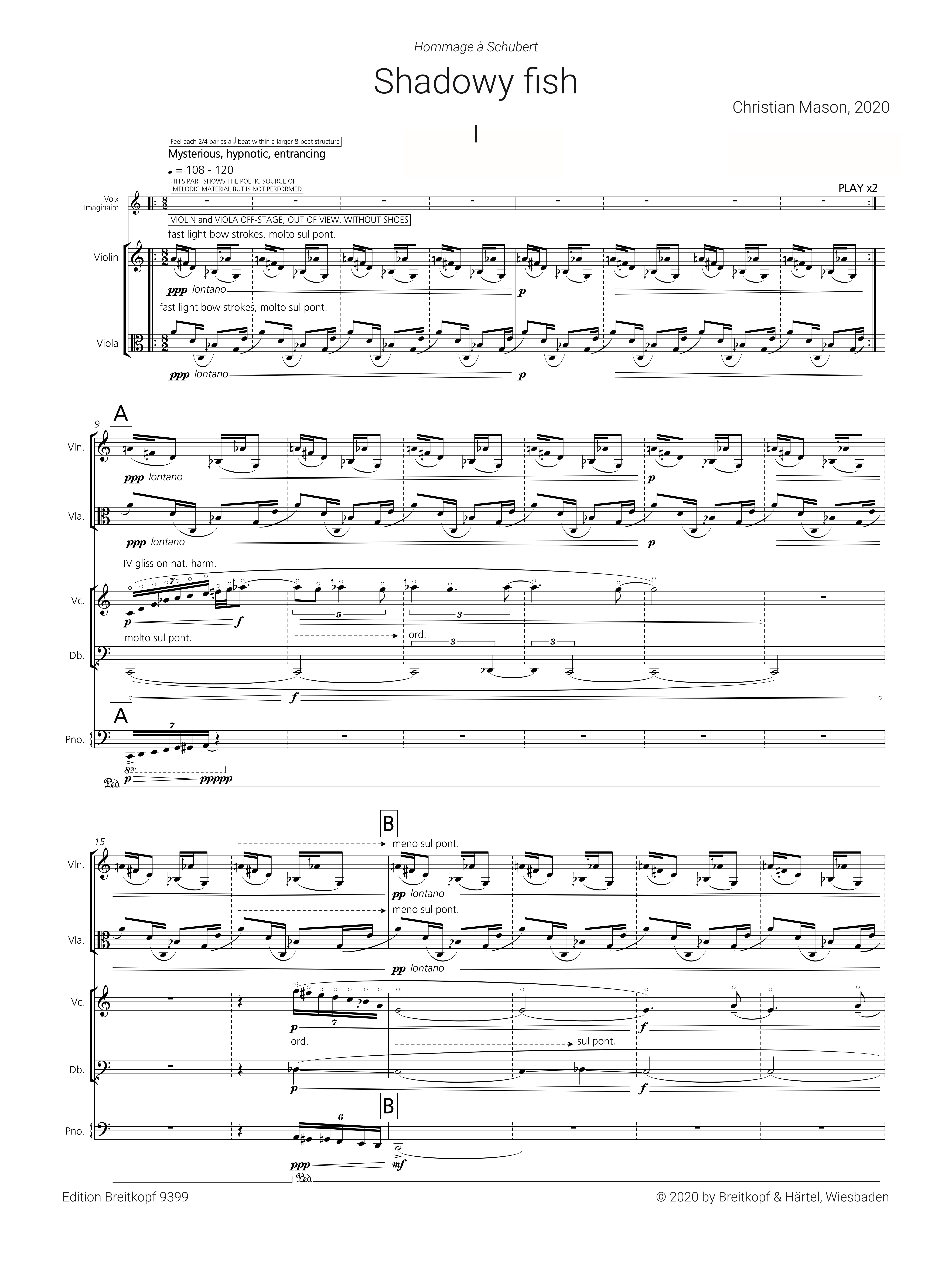 Shadowy Fish (Hommage à Schubert)