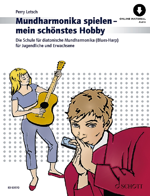 Mundharmonika spielen - mein schönstes Hobby (+Online Audio)