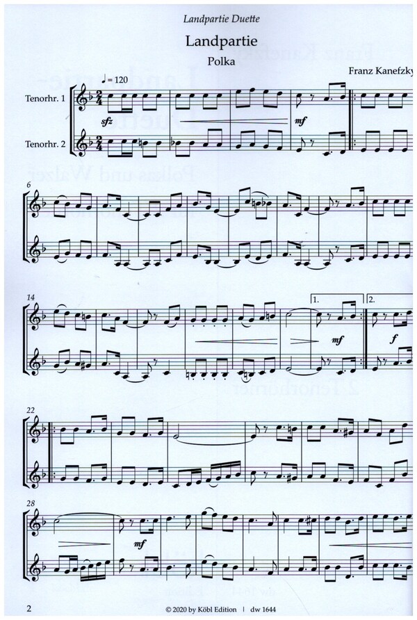 Landpartie-Duette - Polkas und Walzer